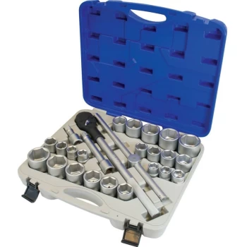 Image of 3/4' Square Drive 26 Piece Metric/AF Socket Set - Senator