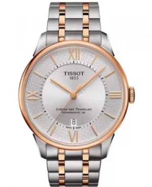 Image of Tissot Chemin Des Tourelles Special Edition Silver Dial Stainless Steel Mens Watch T099.407.22.038.01 T099.407.22.038.01