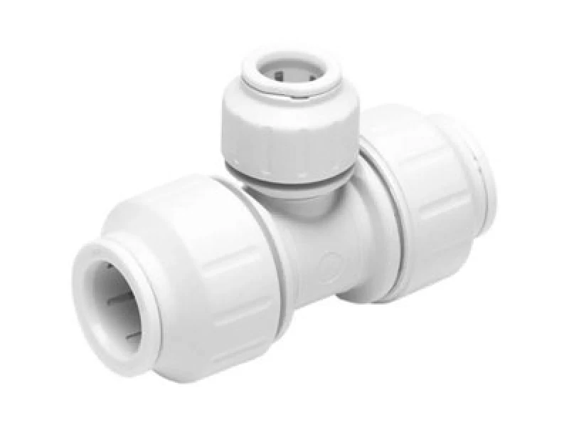 Image of John Guest 'Speedfit Reducing Tee 28 x 22 x 28mm Pack Of 2 White