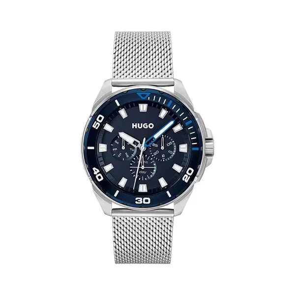 Image of HUGO 1530287 Fresh Stainless Steel Mesh Bracelet Watch - W45358