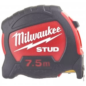 Image of Milwaukee Stud Tape Measure Metric Metric 7.5m 27mm