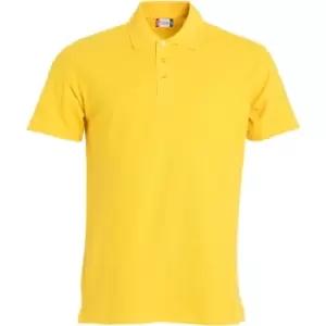 Image of Clique Mens Basic Polo Shirt (M) (Lemon)