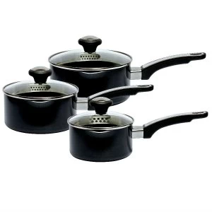 Image of Prestige Everyday Aluminium 3 Piece Pan Set