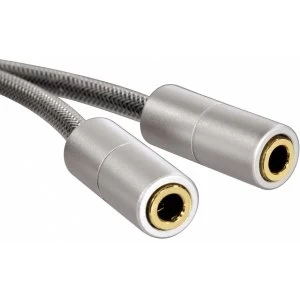 Image of Aluline Adapter 3.5mm Jck-2x Socket