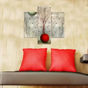 Image of 3MDF-006 Multicolor Decorative MDF Painting (3 Pieces)