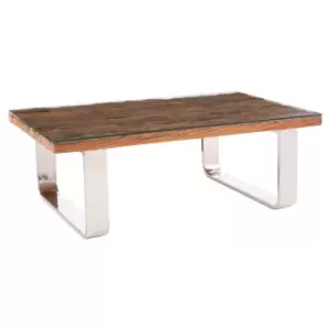 Image of Kerala U-Shaped Base Coffee Table Black