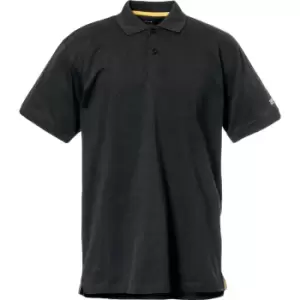 Image of Caterpillar Mens Classic Polo Shirt Black M