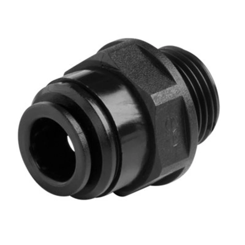 Image of John Guest 'Speedfit 12mm X 3/8' Male Connector BSP - PM011213E Black