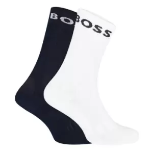 Image of Boss 2 Pack Sport Crew Socks - Blue