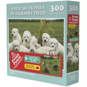Image of Doing Things Puppies Prank 300 Piece Jigsaw Puzzle