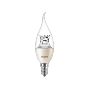 Image of Philips Master LED 5.5W-40W SES E14 BA38 2700K Dimmable Bulb - Warm White - 30616500