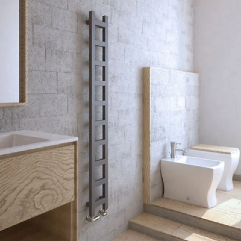 Image of Terma Easy Sparkling Gravel Towel Warmer (W)200mm X (H)1600mm