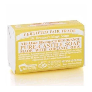 Image of Dr. Bronner39s Organic Pure Castile Citrus Soap 140g