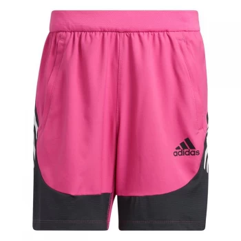 Image of adidas AEROREADY 3-Stripes Slim Shorts Mens - Pink