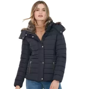 Image of Joules Womens Gosway Warm Padded Water Resistant Coat UK 10- Bust 35', (89cm)