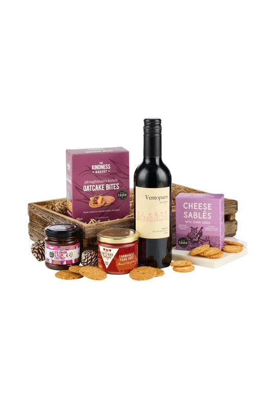 Image of Spicers of Hythe Ltd The Wine & Pate Tray Multicolor Unisex