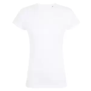Image of SOLS Womens/Ladies Magma Sublimination T-Shirt (S) (White)