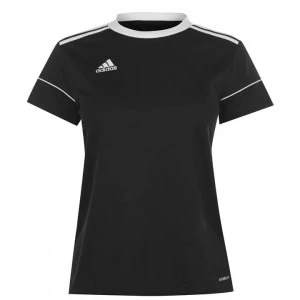 Image of adidas Womens Football Squadra Jersey - Black