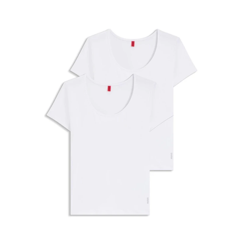 Image of Hugo 2 Pack of Underwear T-Shirts White female XS
