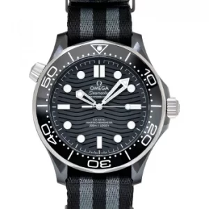 Image of Seamaster Diver 300 M Co-Axial Master Chronometer 43.5mm Automatic Black Dial Black Ceramic Mens Watch