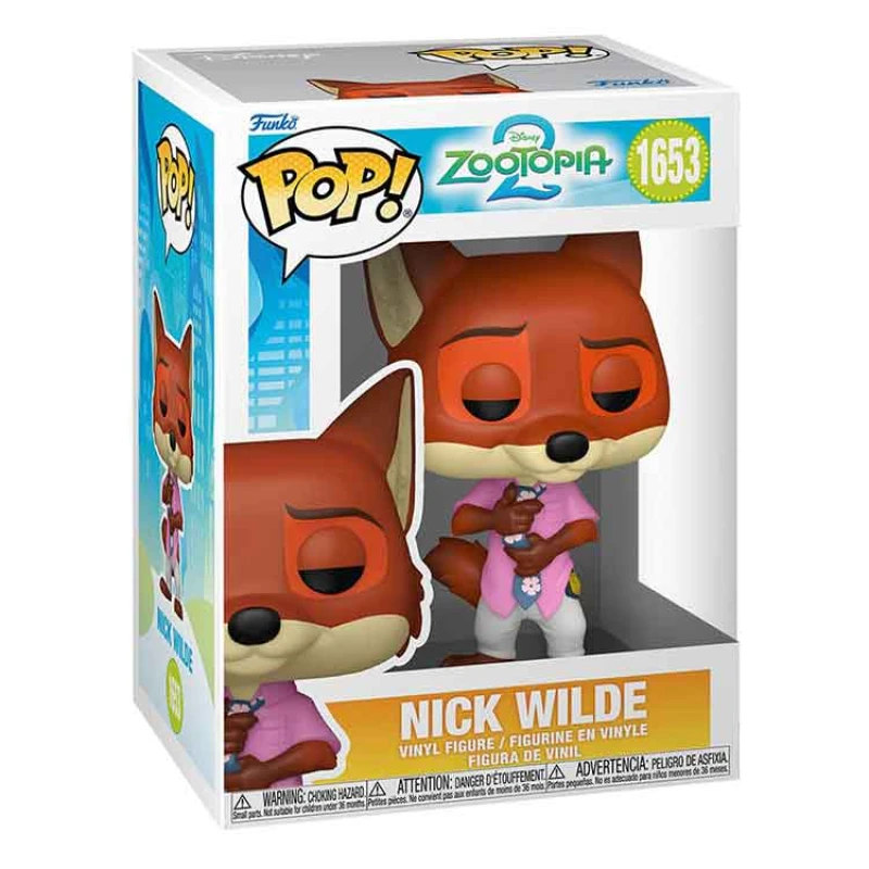 Image of AJ Toys & Books Funko Zootopia 2 POP! Movies Vinyl Figure Nick Wilde