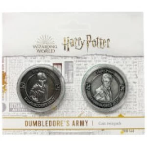 Image of Harry Potter Dumbledore Army Collectible Coin Set : Harry and Ron