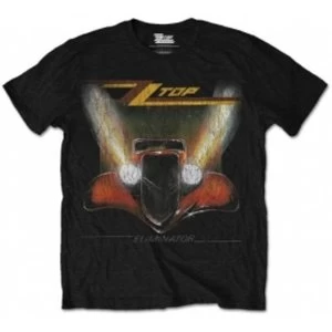 Image of ZZ Top Eliminator Mens Black T Shirt: Large