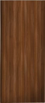 Image of Wickes Sliding Wardrobe Door Walnut Frame and Panel - 2220 x 914mm