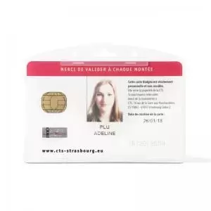 Image of Tarifold Open faced single ID card holders Horizontal Clear Pack 10