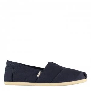 Image of Toms Alpargata Canvas Pumps - Navy