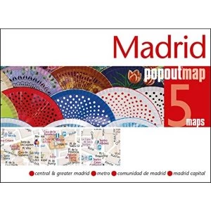 Image of Madrid PopOut Map Sheet map, folded 2019