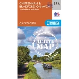 Image of Chippenham and Bradford-on-Avon: 156 by Ordnance Survey (Sheet map, folded, 2015)