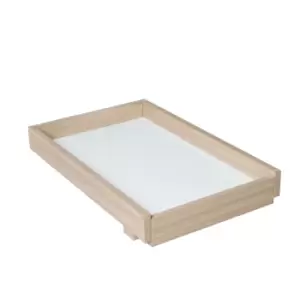 Image of Babymore Luno Veni Oak Cot Top Changer