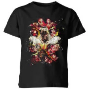 Image of Avengers Endgame Distressed Thanos Kids T-Shirt - Black - 3-4 Years