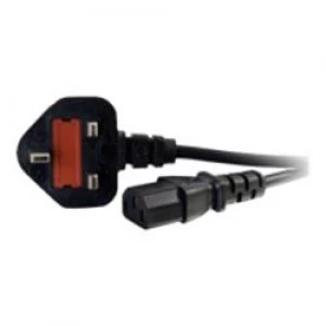 Image of C2G 2m 16 AWG Universal Power Cord (IEC320C13 to BS 1363)