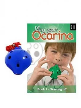 Image of Poly-Oc Poly-Oc Ocarina Starter Pack With 4 Hole Ocarina And Lesson Book
