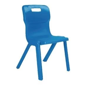 Image of Titan One Piece Chair 380mm Blue KF72165