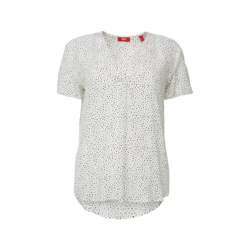 Image of Esprit Womens v-neck blouse Esprit Blanc Female XS 994EE1F315_110