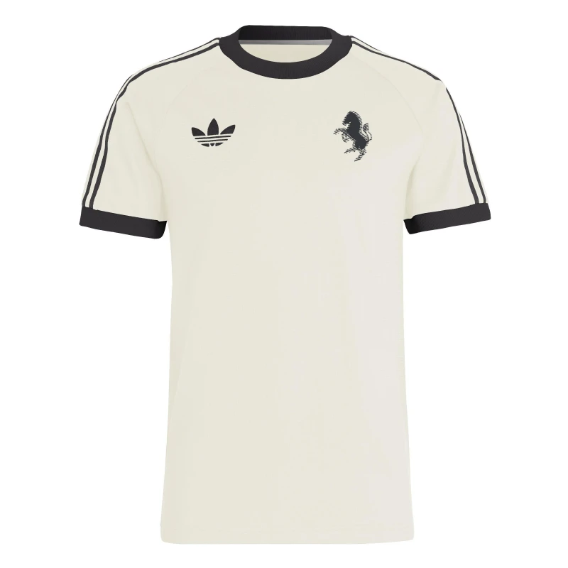 Image of adidas Juventus Originals 3-Stripe T-Shirt Adults - White White S