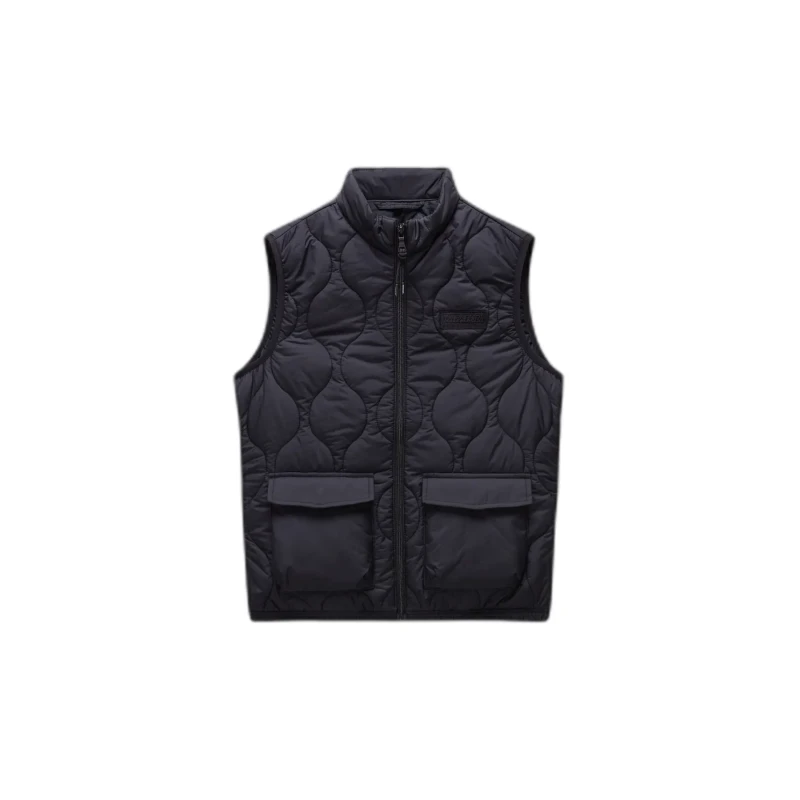 Image of Womens sleeveless down jacket Napapijri Belle Noir Female S