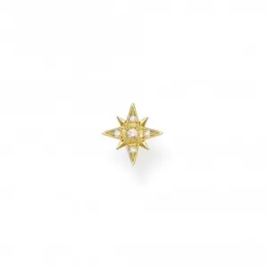Image of Yellow Gold Star Single Ear Stud H2144-414-14