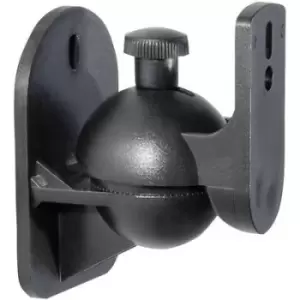 Image of My Wall HB 4 L Speaker wall mount Swivelling/tiltable Distance to wall (max.): 6cm Black 1 Pair
