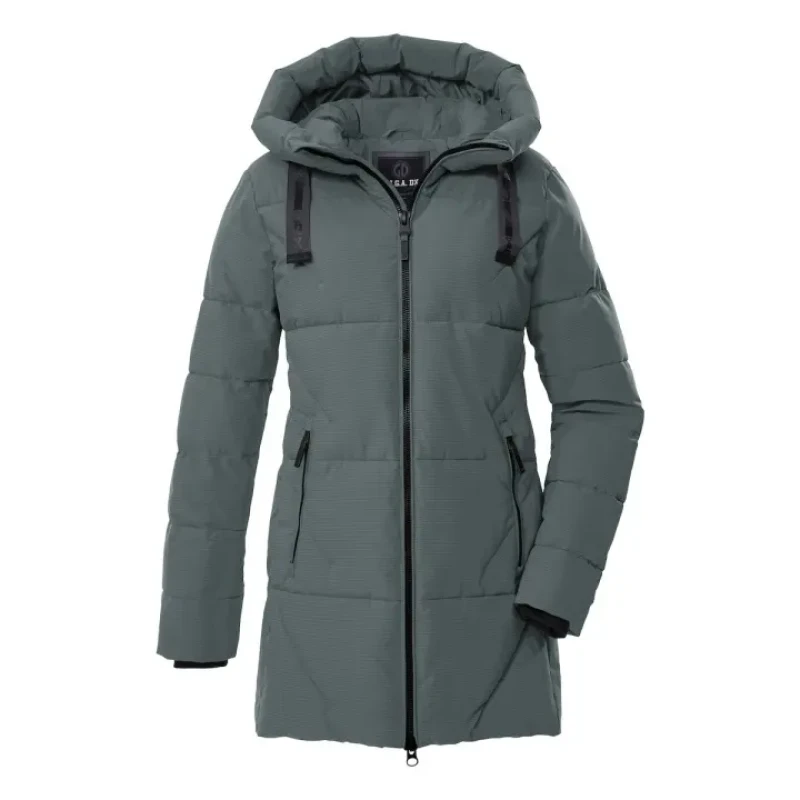 Image of Womens hooded parka Killtec GW 30 Vert Female 36