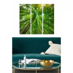 Image of MDF211812517 Multicolor Decorative MDF Painting (3 Pieces)