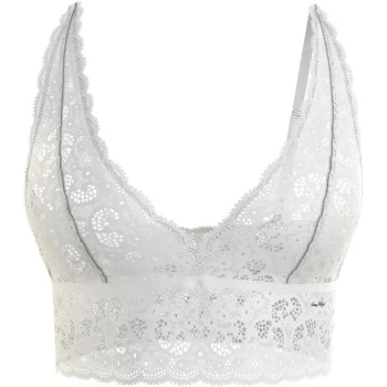 Image of Tommy Bodywear Lace Triangle Bralette - Ivory YBI