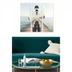 Image of MDF638004649 Multicolor Decorative MDF Painting (3 Pieces)