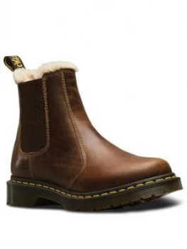 Image of Dr Martens 2976 Leonore Ankle Boot, Tan, Size 4, Women