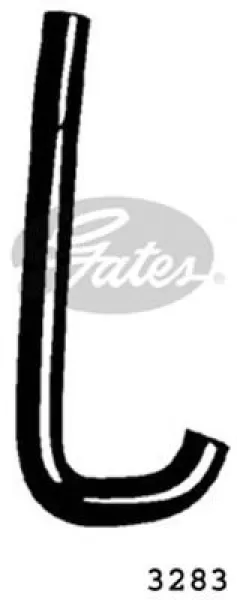 Image of GATES Radiator Hose AUDI,PEUGEOT,CITROEN 3283 811121051E,7910024492,135040 Coolant Hose 135040,7910024492