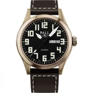 Image of Ball Engineer III Bronze Mens Black Strap Watch
