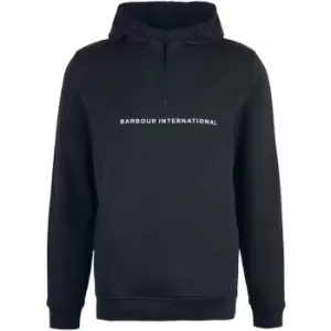 Image of Barbour International Motored Hoodie - Black